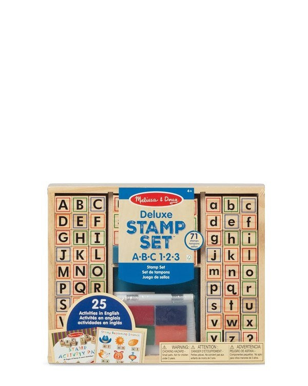 WOODEN STAMPS ABC 123