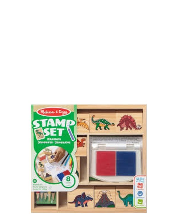 WOODEN STAMPS DINOSAURS